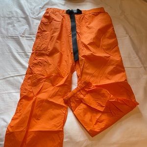 Orange Windbreaker Joggers
